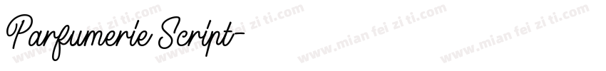 Parfumerie Script字体转换